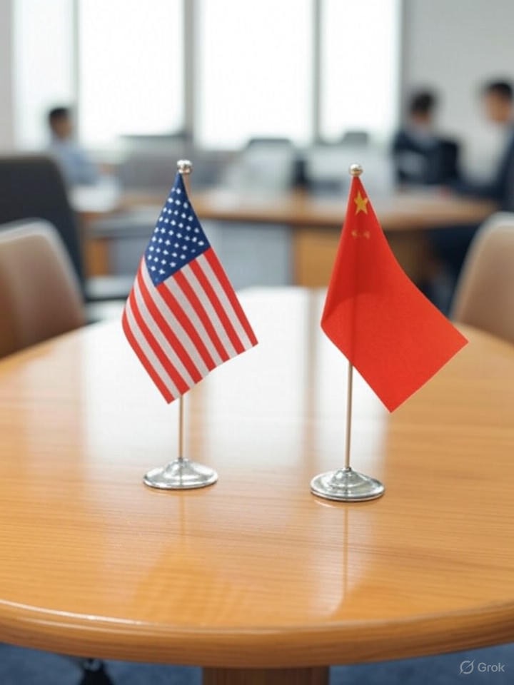 Illustration for: Trump and Xi to Hold Meeting in South Korea