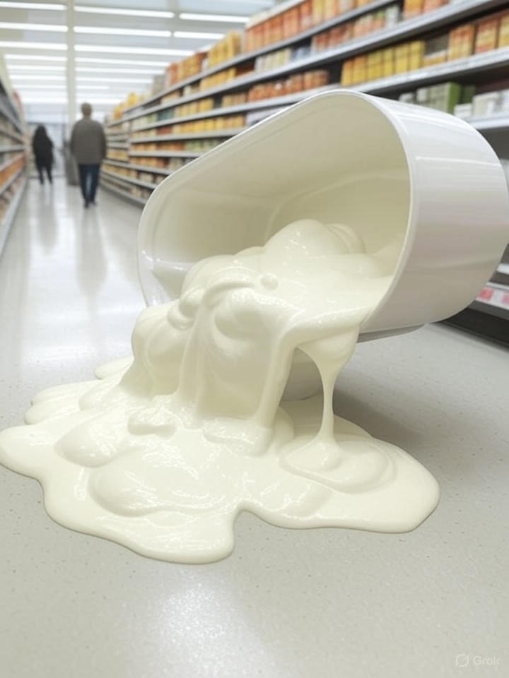 Illustration for: Man Throws Yogurt on Two Women in Iranian Store