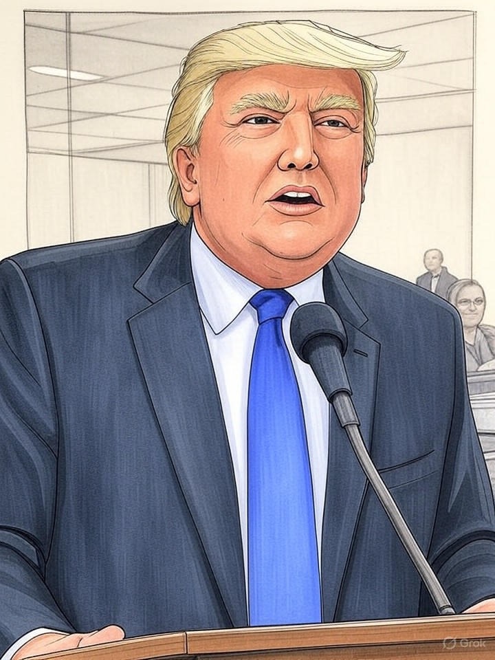 Illustration for: Trump Suggests Withholding NYC Funds Based on Mayoral Election Outcome