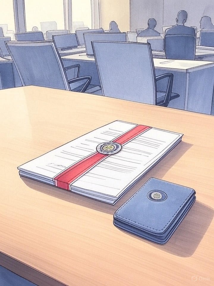 Illustration for: Presidential Pardon of Crypto Billionaire Draws Criticism