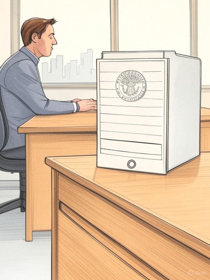 Illustration for: President Signs Act Mandating Release of Epstein-Related Files