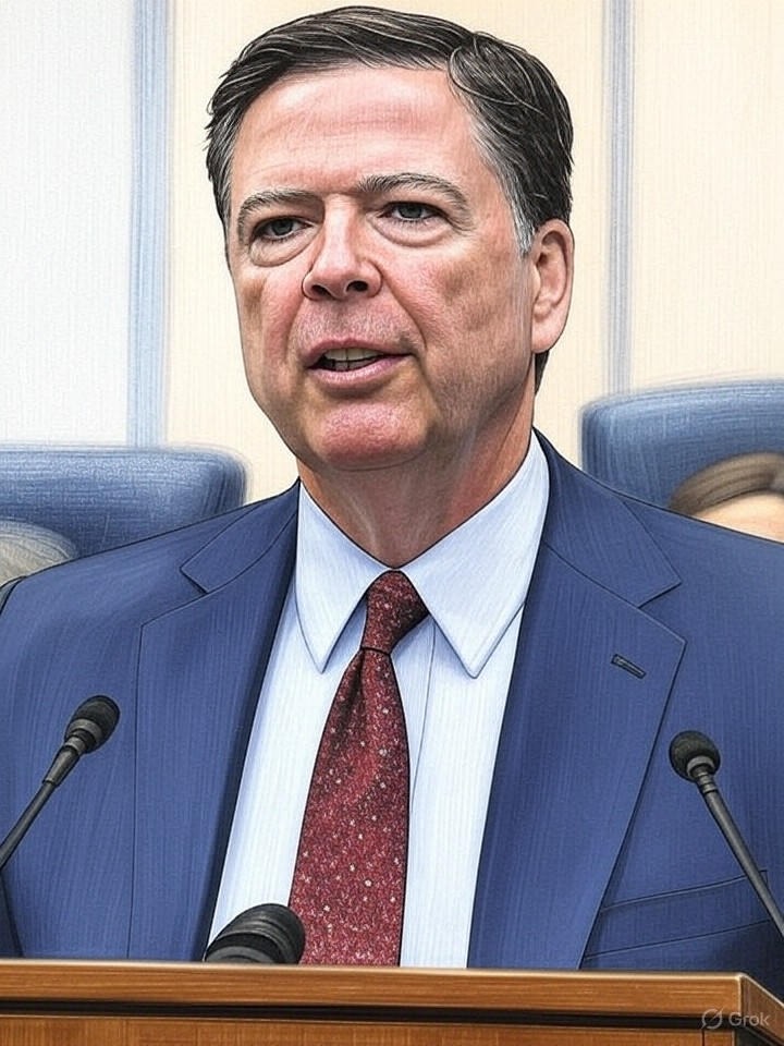 Illustration for: Judge Dismisses Cases Against Comey and James on Procedural Grounds