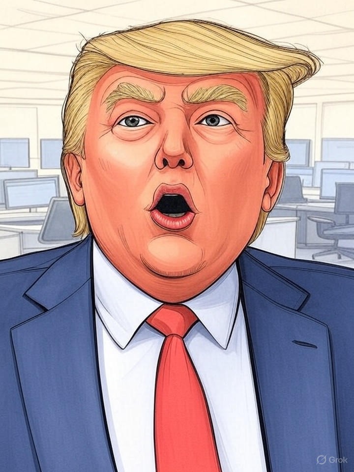 Illustration for: Georgia Judge Dismisses Election Interference Case Against Trump