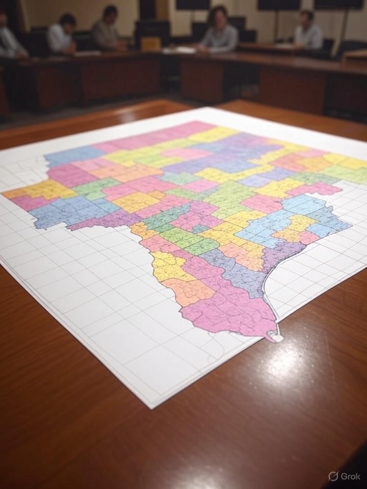 Illustration for: Texas Democratic Senate Primary Reshaped as Crockett Enters, Allred Withdraws
