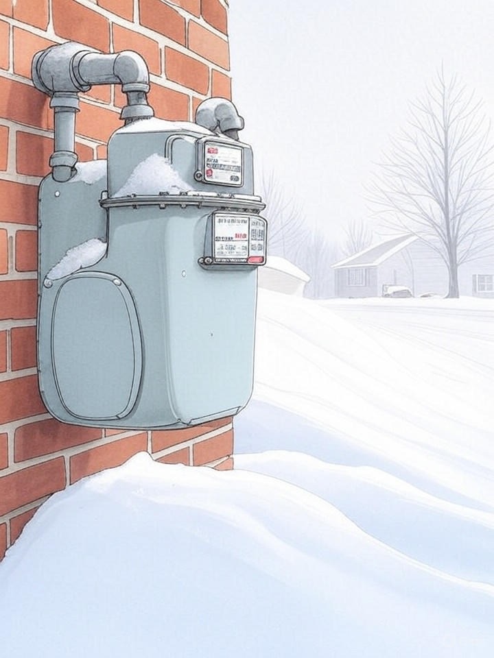Illustration for: Arctic Blast Brings Snow and Rising Heating Costs to Parts of U.S.
