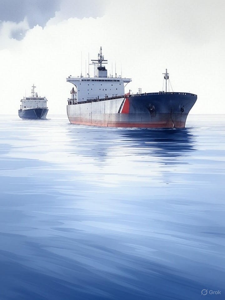 Illustration for: Putin Expresses Support for Maduro Following US Seizure of Venezuelan Oil Tanker