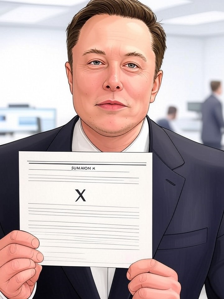 Illustration for: French authorities search X office and summon Musk for questioning