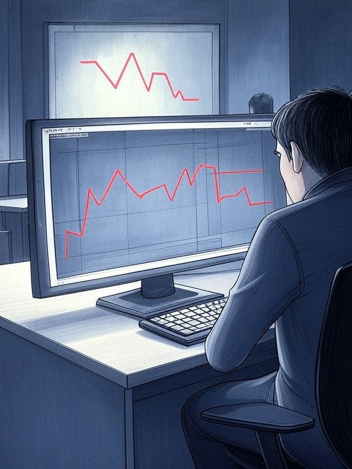 Illustration for: Software Stocks Tumble Amid AI Displacement Fears and Hedge Fund Shorting