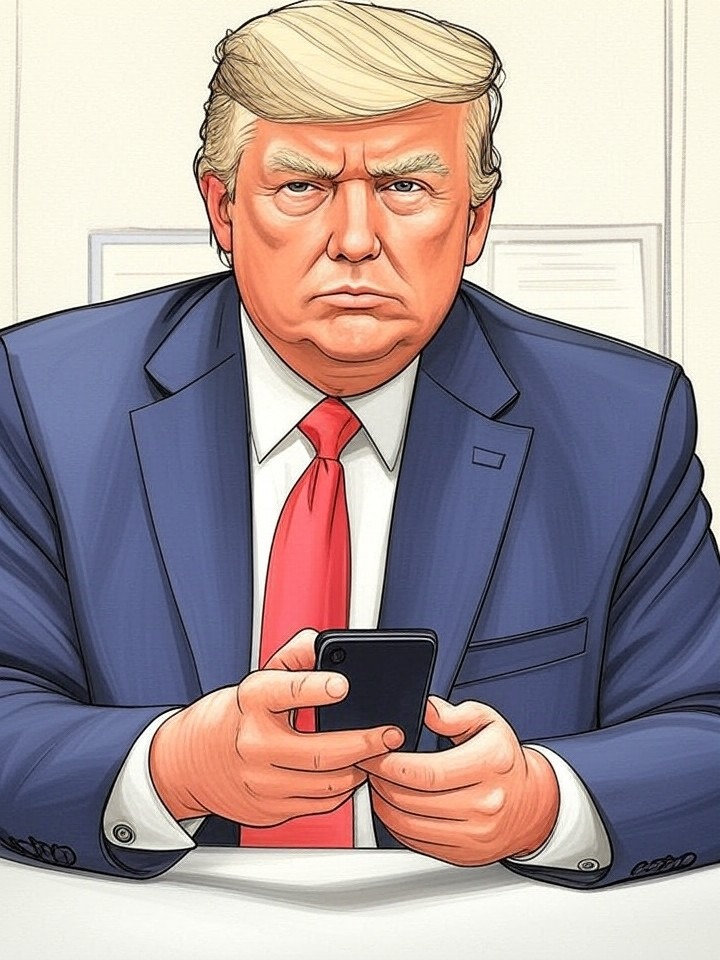 Illustration for: President Trump Criticizes Olympic Skier Following Comments on Representing US