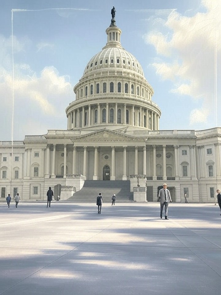 Illustration for: Senate Impasse Over ICE Reforms Threatens DHS Shutdown