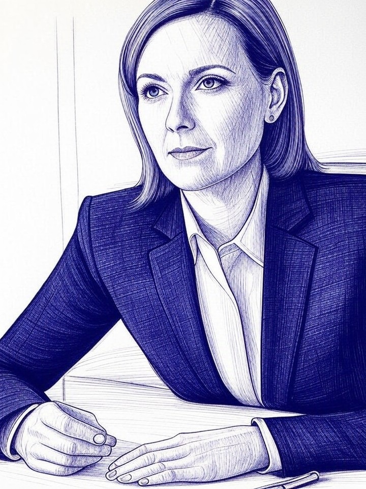 Illustration for: Goldman Sachs General Counsel Kathryn Ruemmler to Resign Following Release of Epstein Files