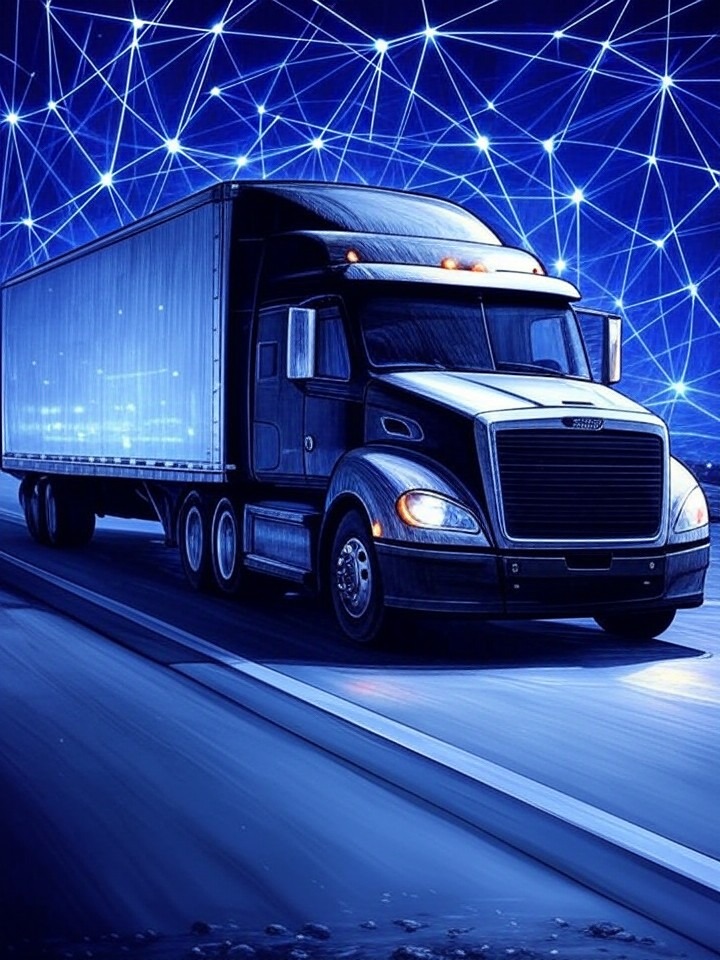 Illustration for: Logistics Stocks Decline Following Announcement of AI Freight Platform