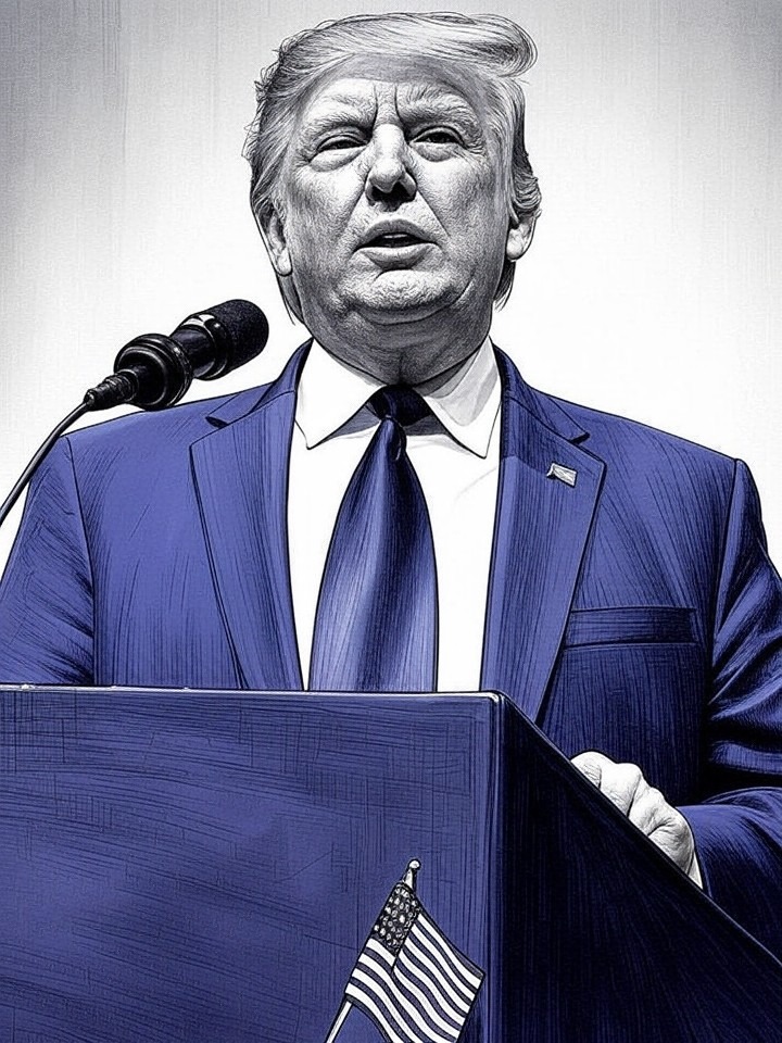 Illustration for: Republican Lawmakers Break with President Trump on Tariffs and Nominees