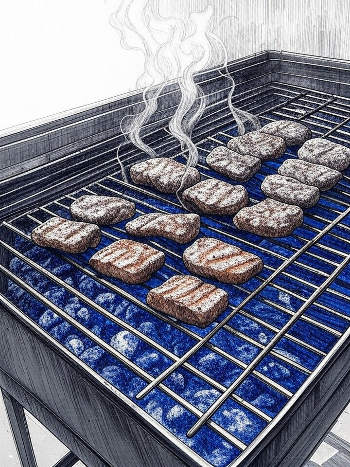 Illustration for: Virginia Governor’s Grilling Photo Sparks Online Mockery and Comparisons to Senator Schumer