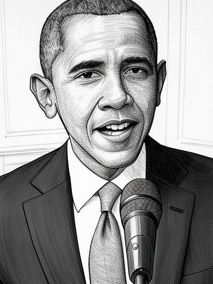 Illustration for: Former President Obama Clarifies Remarks on Extraterrestrial Life