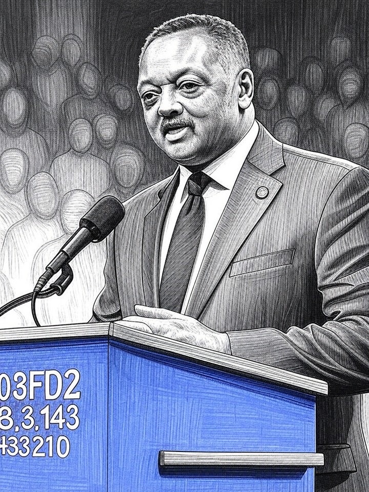 Illustration for: Civil Rights Leader and Former Presidential Candidate Jesse Jackson Dies at 84