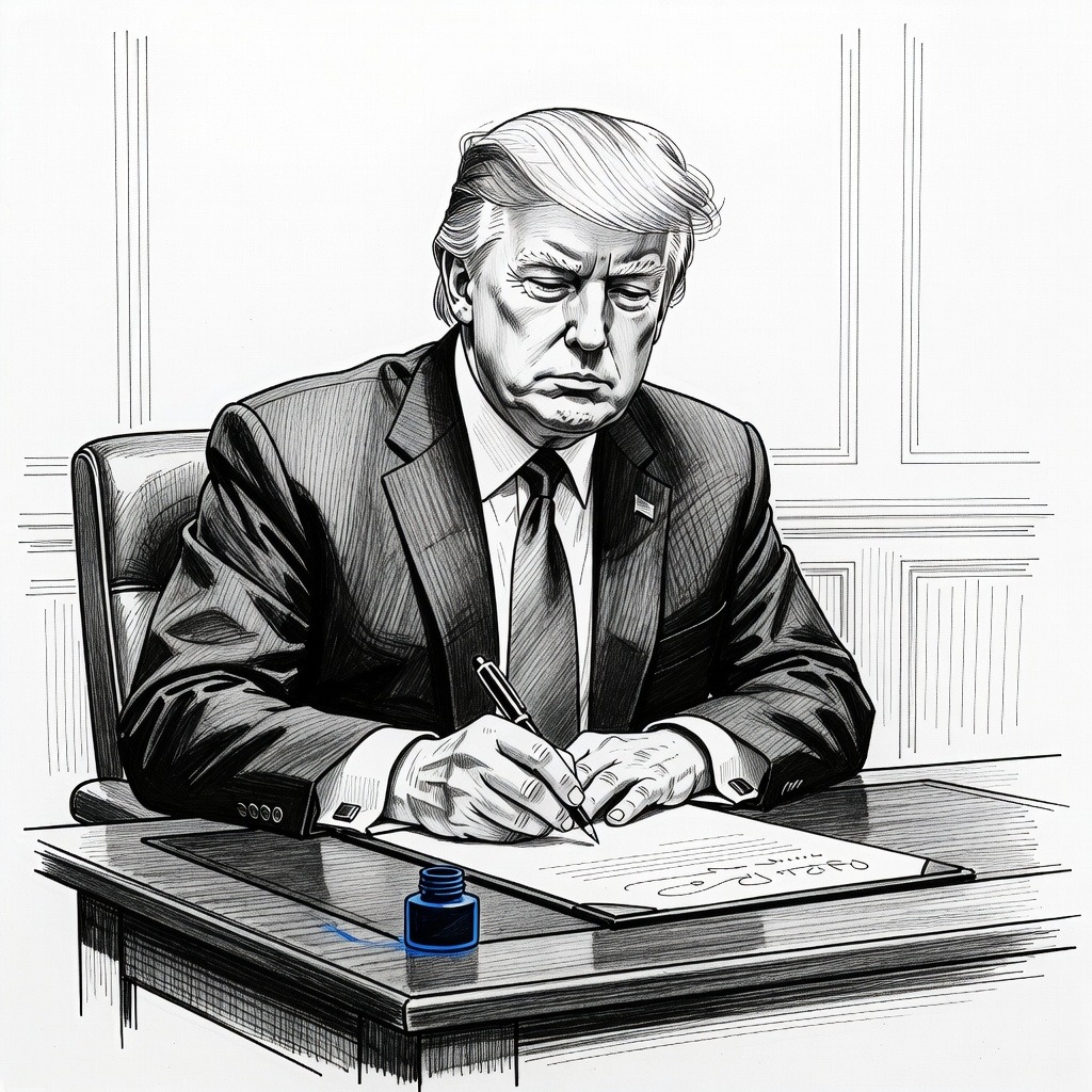Illustration for: FedEx sues for tariff refunds following Supreme Court ruling against administration