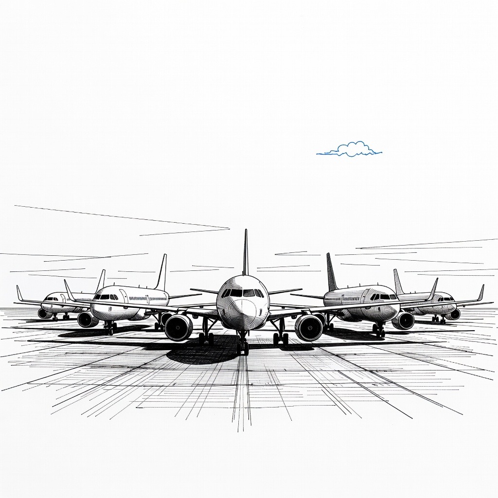 Illustration for: Spirit Airlines Outlines Plan to Shrink Fleet and Exit Bankruptcy