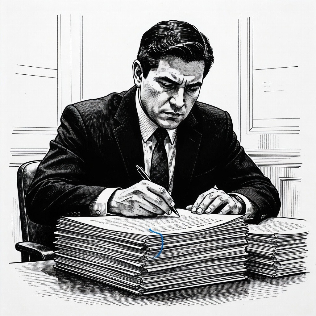 Illustration for: House Democrats launch inquiry into DOJ handling of Epstein files linked to Trump