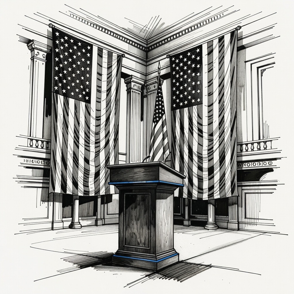 Illustration for: President Trump Touts "National Turnaround" in 2026 State of the Union Address