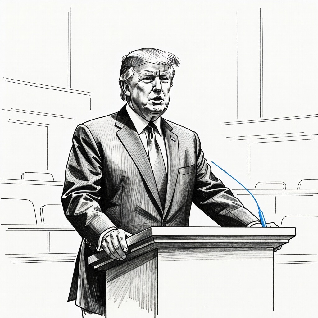 Illustration for: Lawmakers Divided Over Immigration Remarks During State of the Union Address