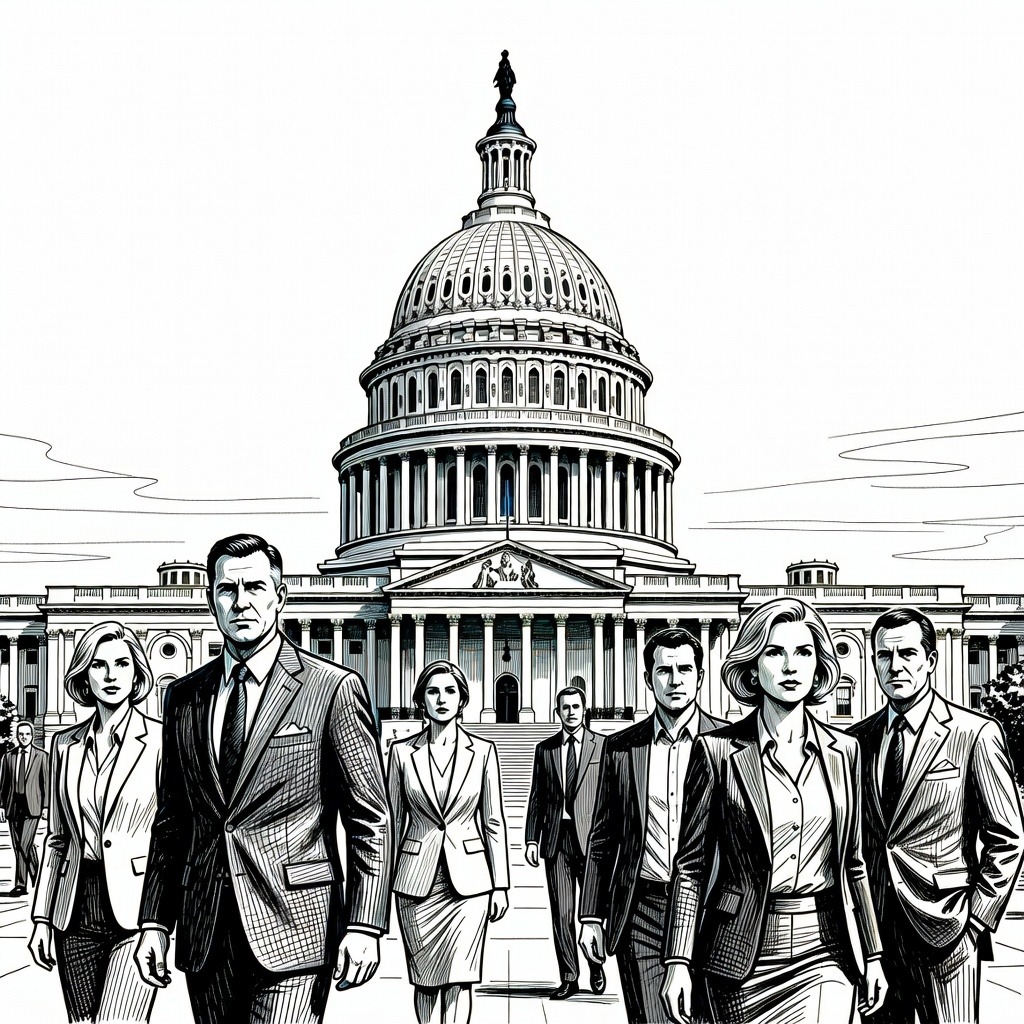 Illustration for: Democrats launch midterm strategy following State of the Union and rebuttal