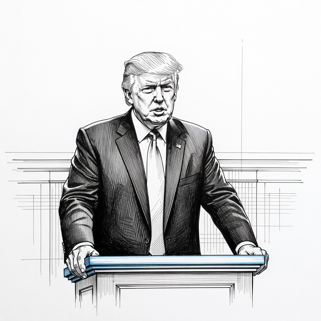 Illustration for: Supreme Court Limits President’s Tariff Authority Following Income Tax Proposal