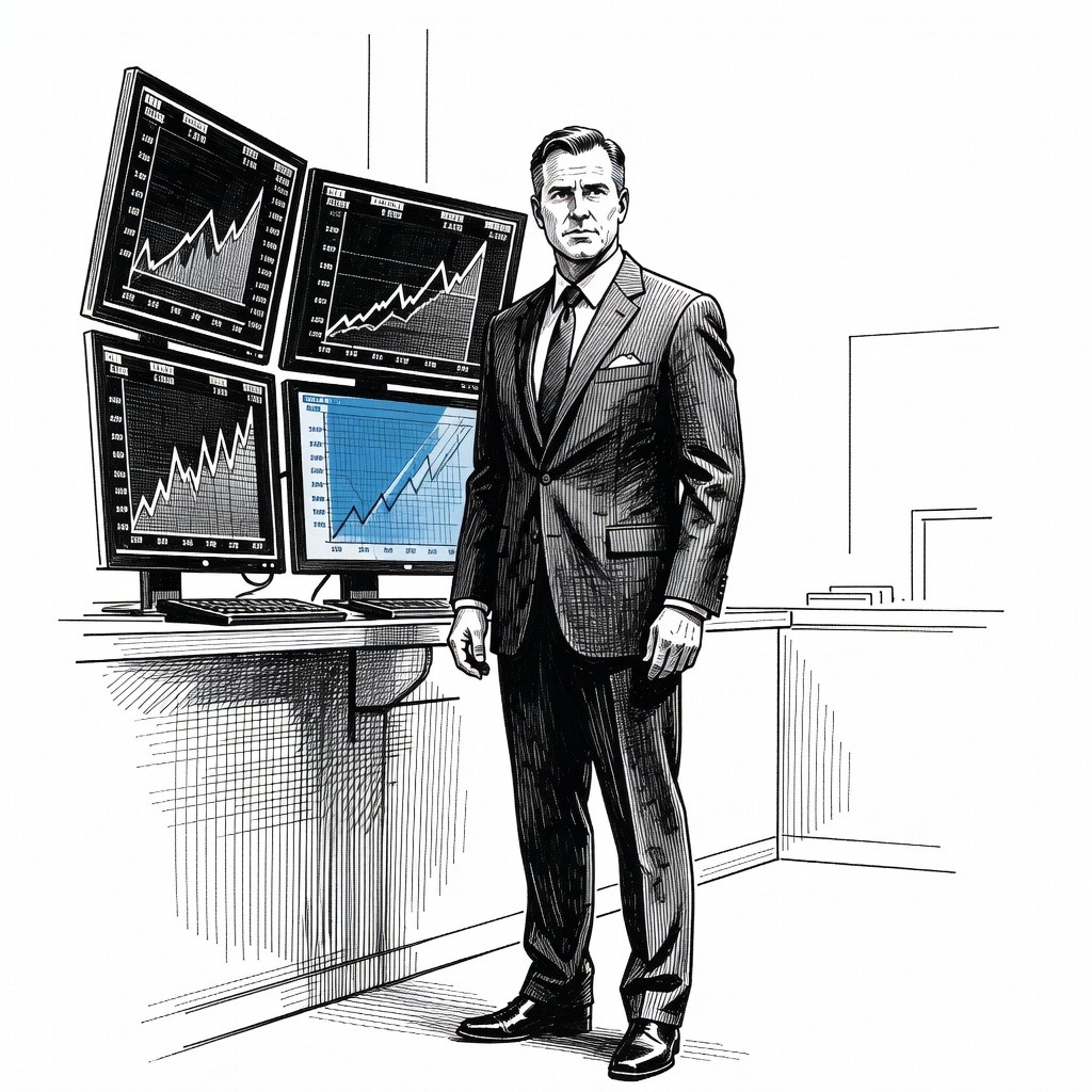 Illustration for: Citadel Hedge Funds Post Gains in February, Outperforming S&P 500