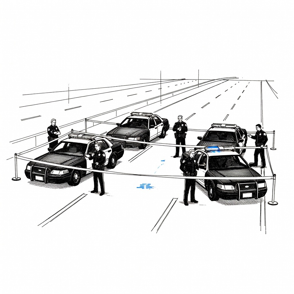 Illustration for: Virginia Highway Altercation Leaves One Dead and Three Injured; Suspect Fatally Shot by Police