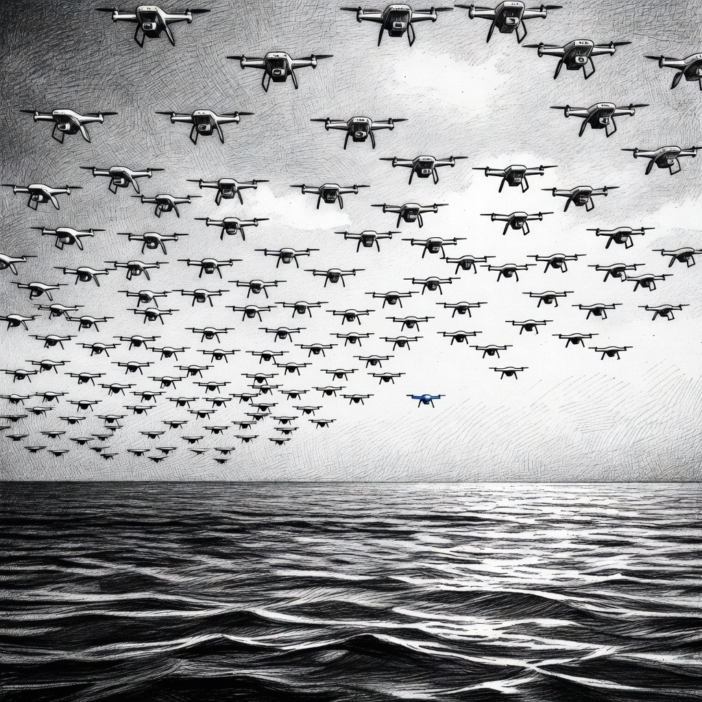 Illustration for: U.S. and Israel Continue Military Strikes on Iran as Tehran Launches Retaliatory Drone Swarms