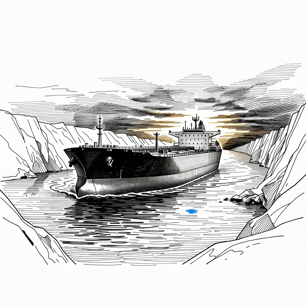 Illustration for: Global Oil Prices Surpass $100 Per Barrel Amid Iran Conflict and Strait Closure