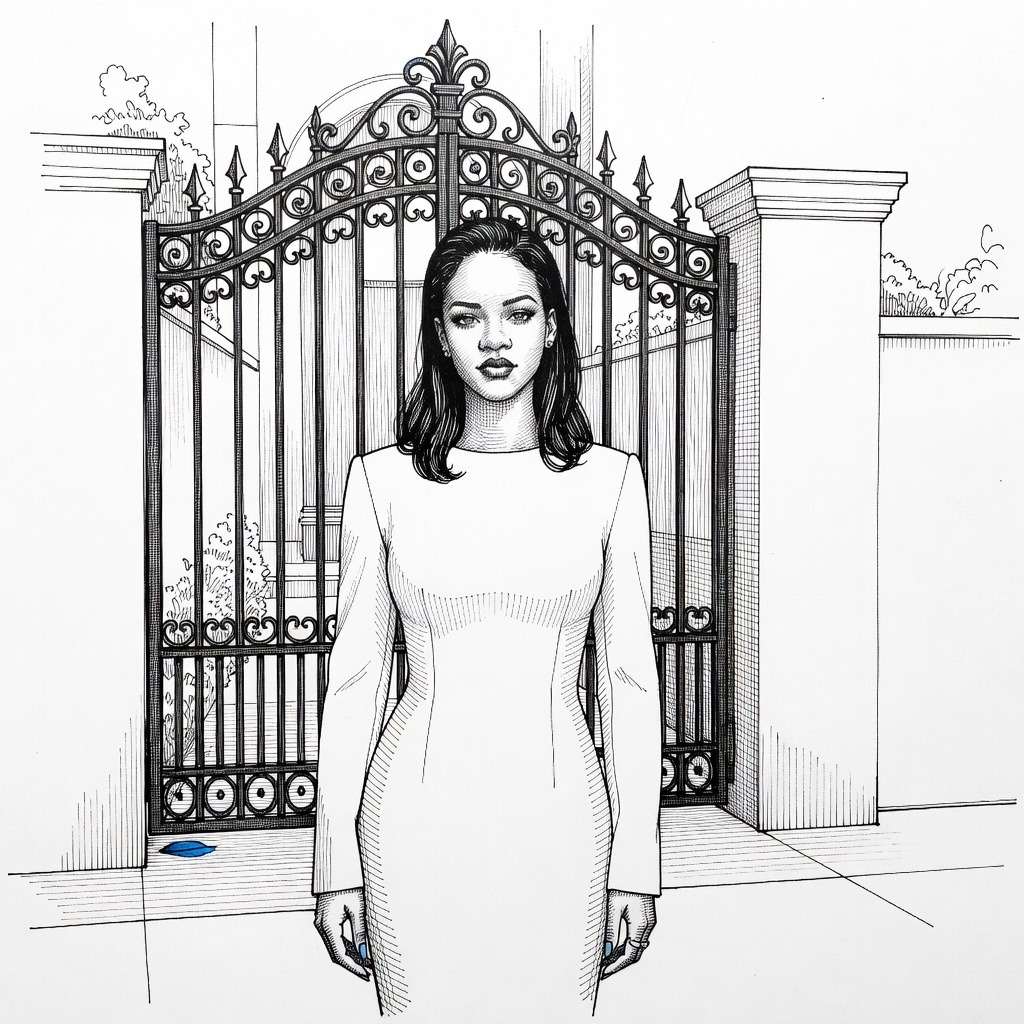 Illustration for: Woman Arrested Following Gunfire at Rihanna's Beverly Hills Home