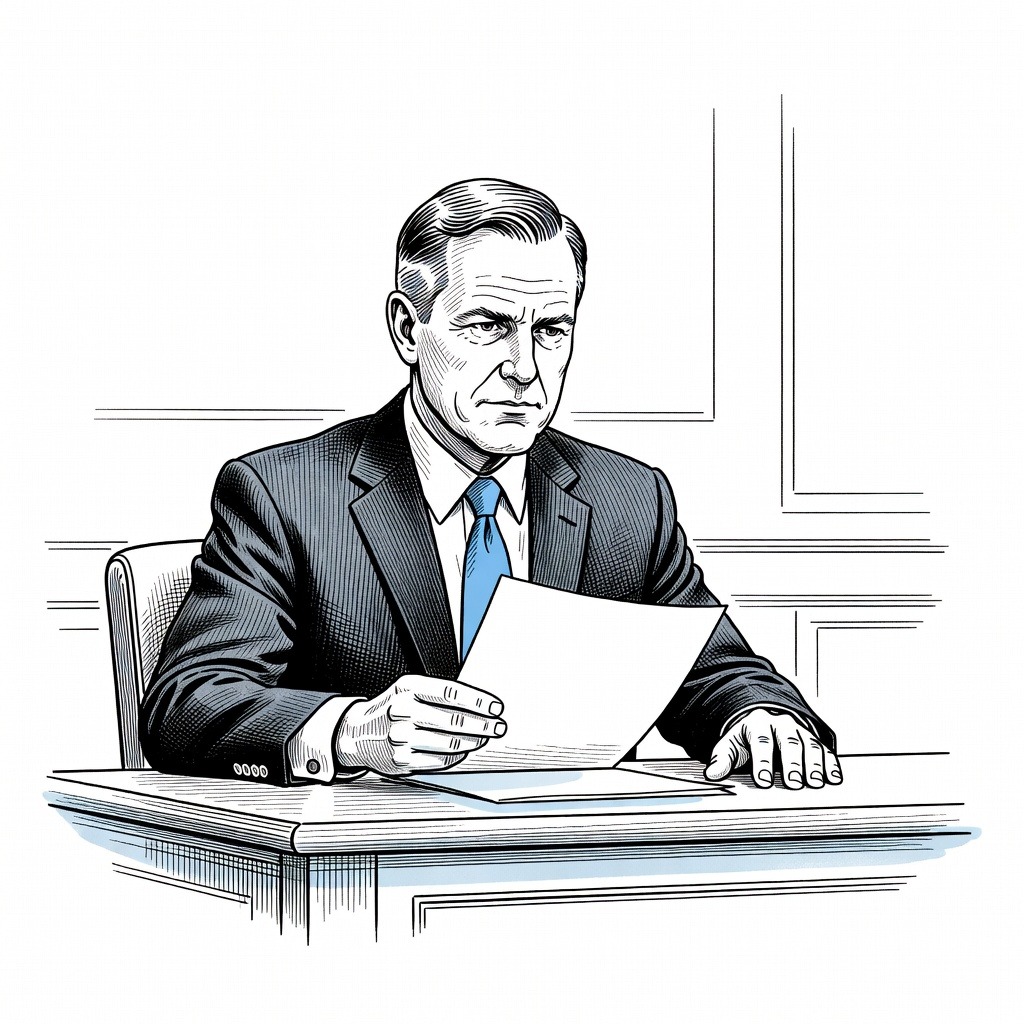 Illustration for: Senator Blocks Federal Reserve Nominee Over Investigation Into Current Chair
