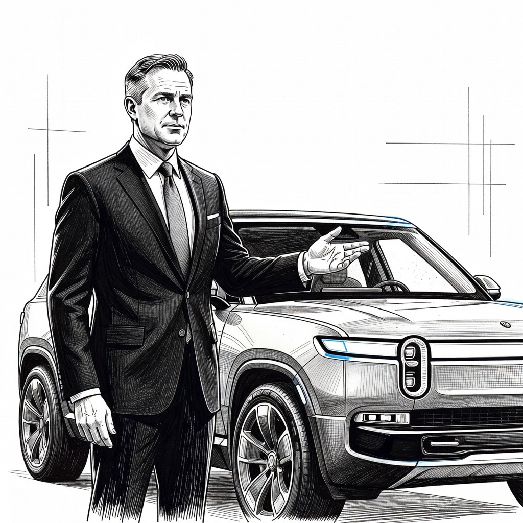 Illustration for: Rivian Announces Spring Launch for R2 Electric Vehicle