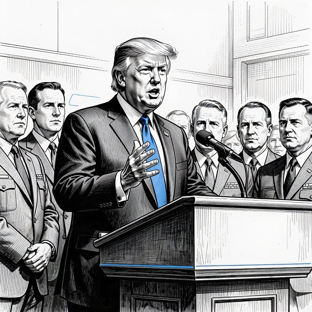 Illustration for: U.S. Proposes Multinational Coalition for Strait of Hormuz Amid Conflict With Iran