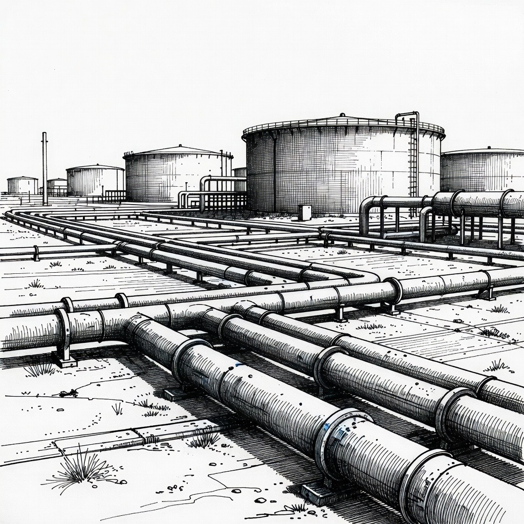 Illustration for: U.S. Weighs Strikes on Iranian Oil Facilities Amid Strait of Hormuz Tensions