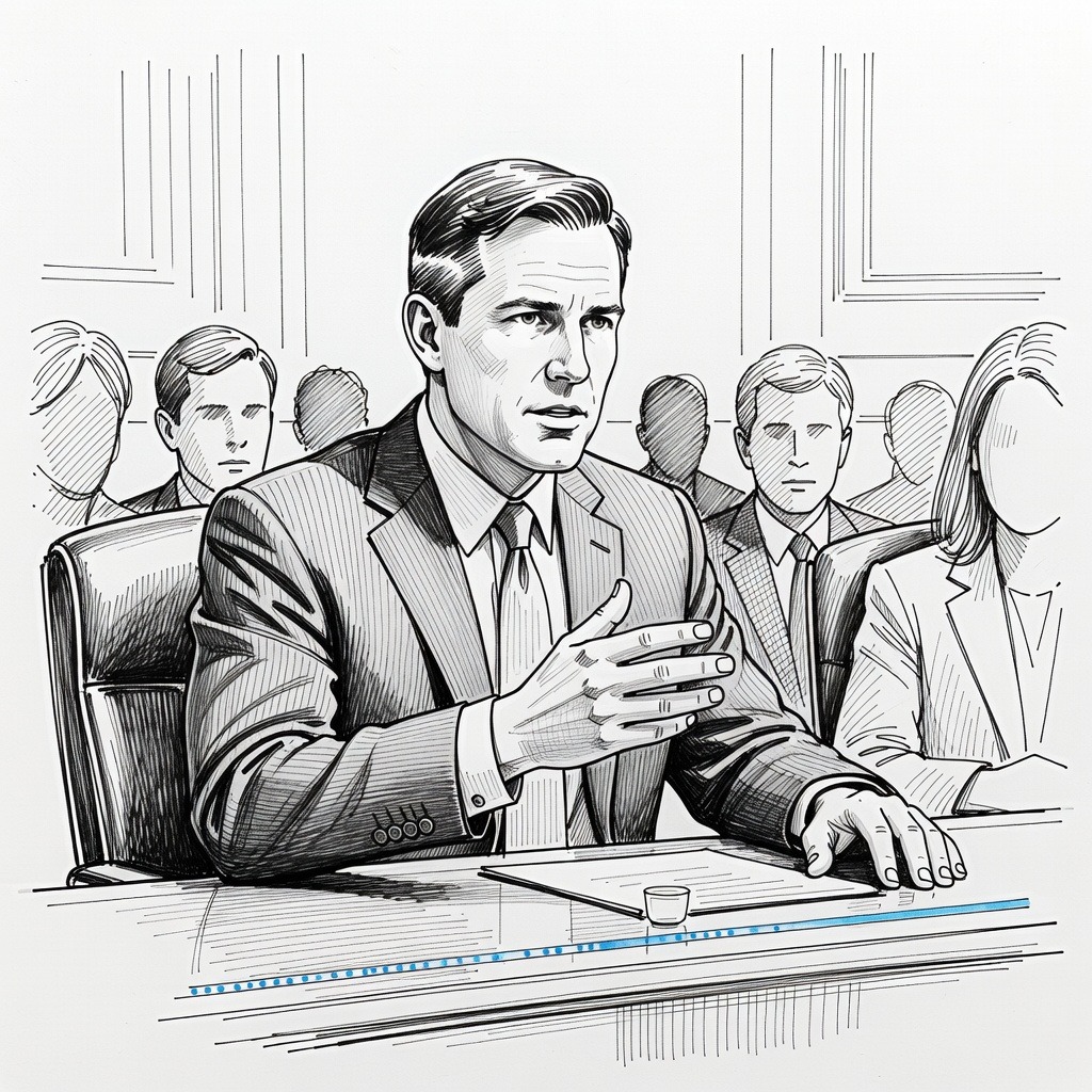 Illustration for: Senate Committee to Vote on DHS Nominee Markwayne Mullin Following Contentious Hearing