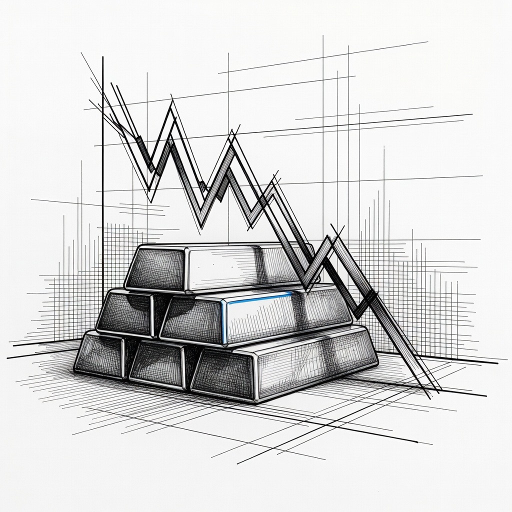 Illustration for: Precious Metals Experience Broad Sell-Off Amid Economic Uncertainty