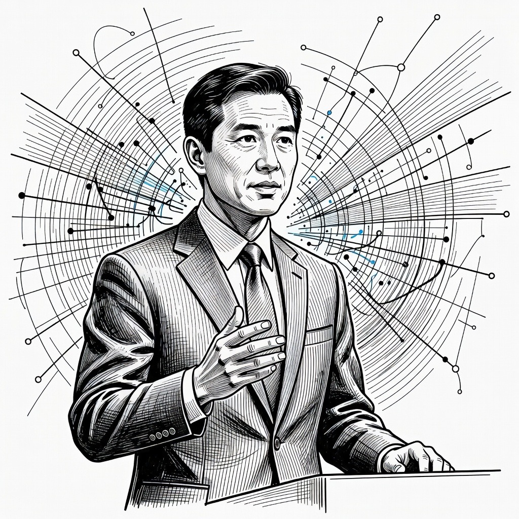 Illustration for: Alibaba Reports Profit Decline and 34 Percent Workforce Reduction Amid AI Transition