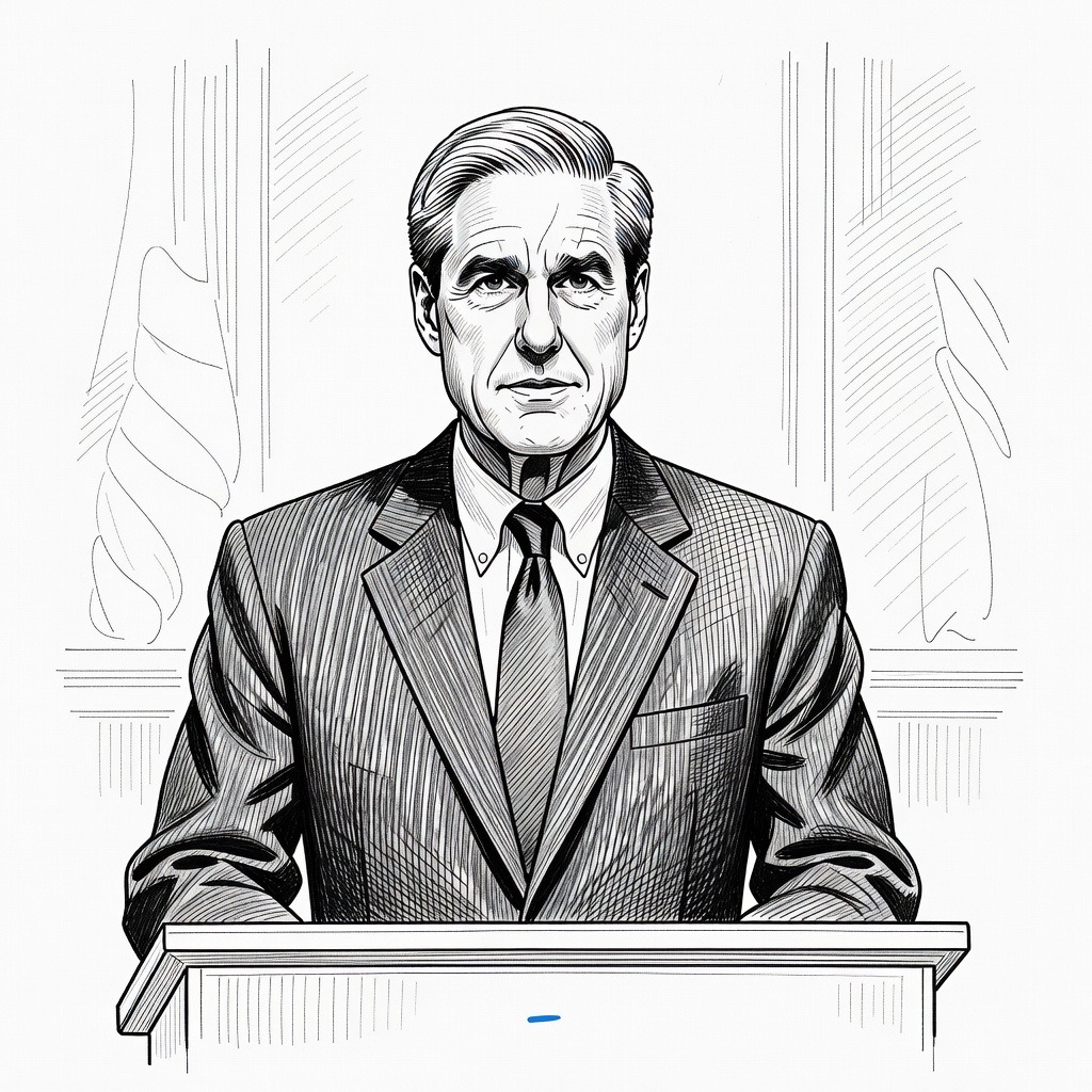 Illustration for: Former FBI Director and Special Counsel Robert Mueller Dies at 81