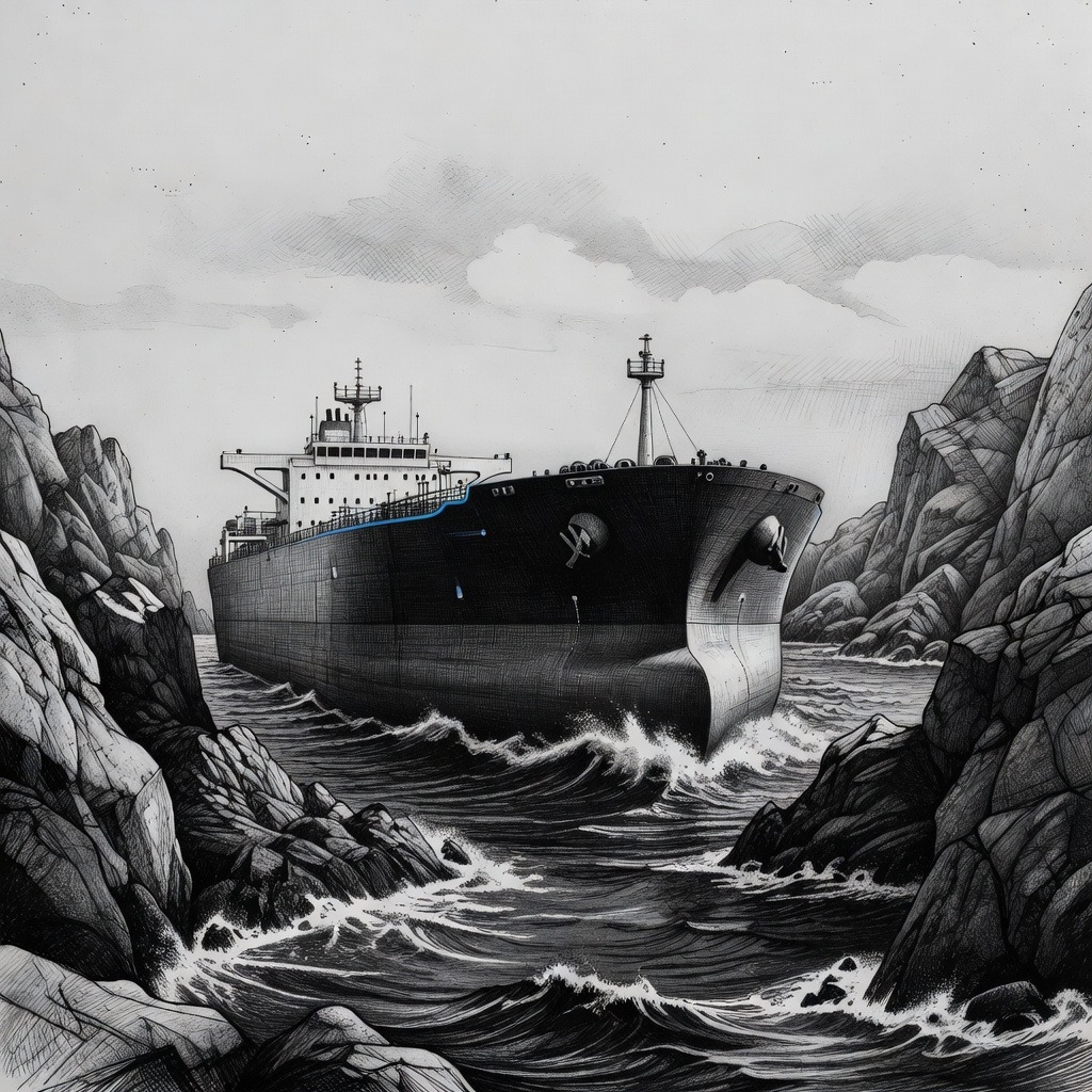 Illustration for: U.S. Issues Ultimatum Over Strait of Hormuz as Middle East Conflict Disrupts Global Energy Markets