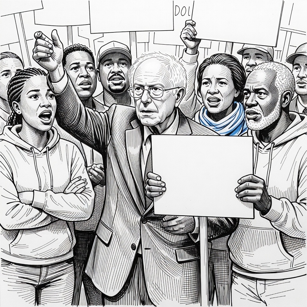 Illustration for: Demonstrators Hold Nationwide 'No Kings' Protests Across the United States