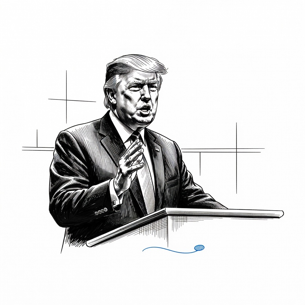 Illustration for: U.S. Markets Decline Amid AI Security Concerns and Geopolitical Tensions