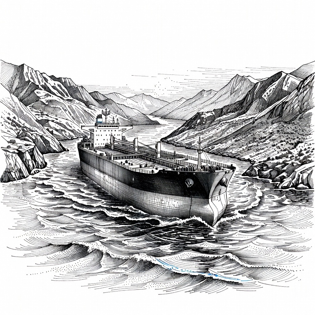 Illustration for: Global Oil Prices Surge Amid Strait of Hormuz Closure and US-Iran Conflict