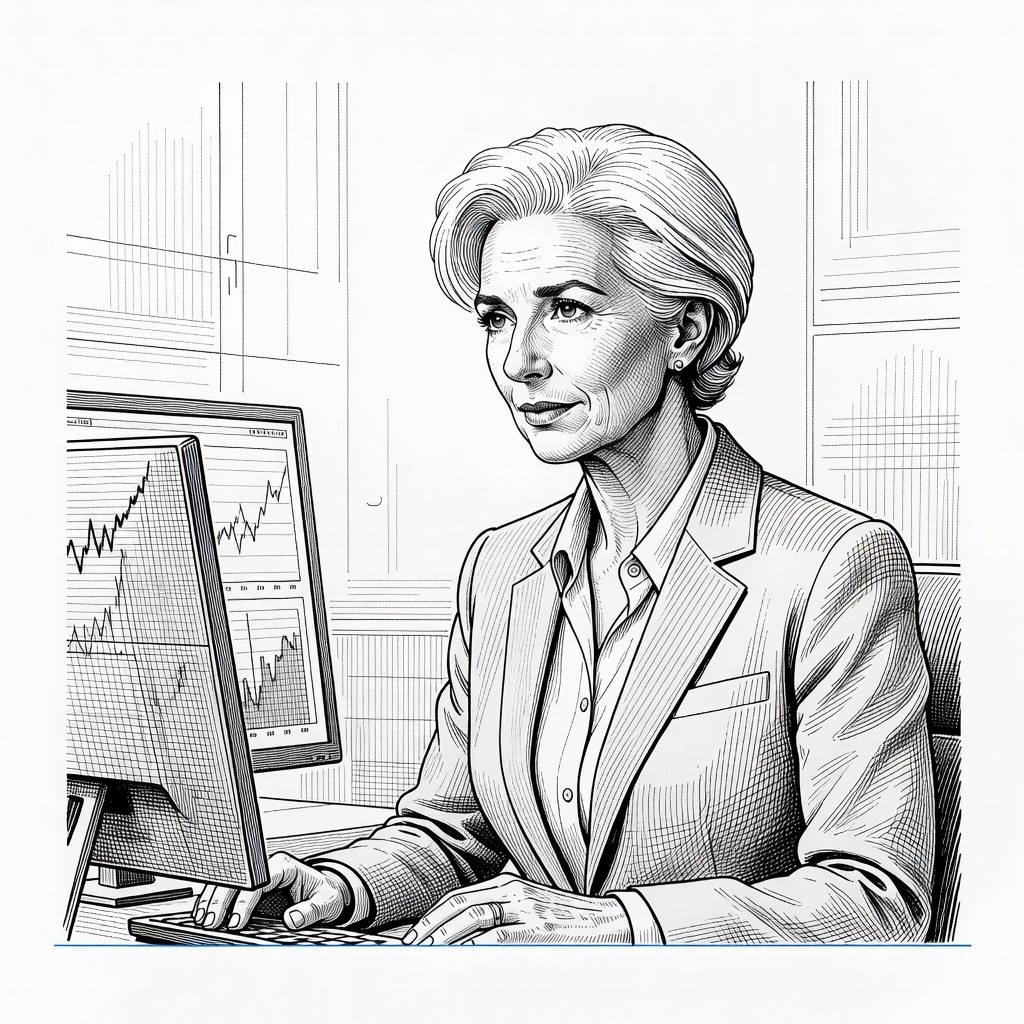 Illustration for: European Economic Sentiment Drops as Middle East Conflict Impacts Global Markets