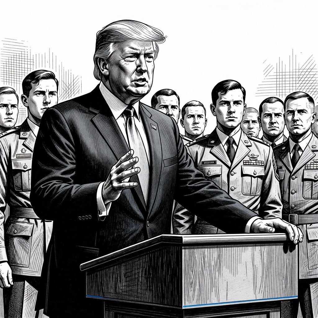 Illustration for: US Deploys Troops to Middle East as Iran Conflict Enters Fifth Week and Oil Prices Surge