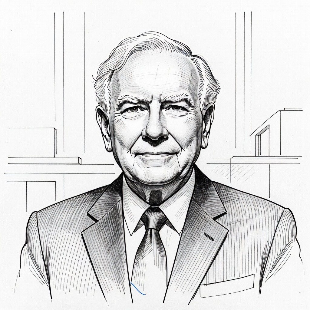 Illustration for: Warren Buffett Confirms Continued Investment Role at Berkshire Hathaway and Discusses Apple Holdings
