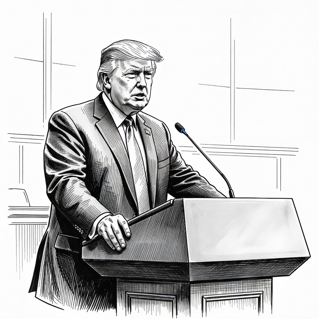 Illustration for: US Continues Military Campaign in Iran as Trump Urges Allies to Secure Strait of Hormuz