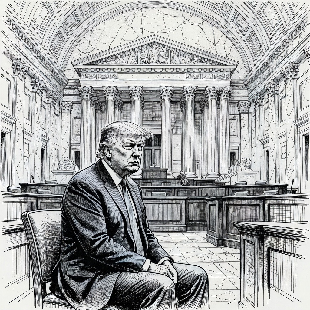 Illustration for: Supreme Court Hears Arguments on Executive Order Restricting Birthright Citizenship