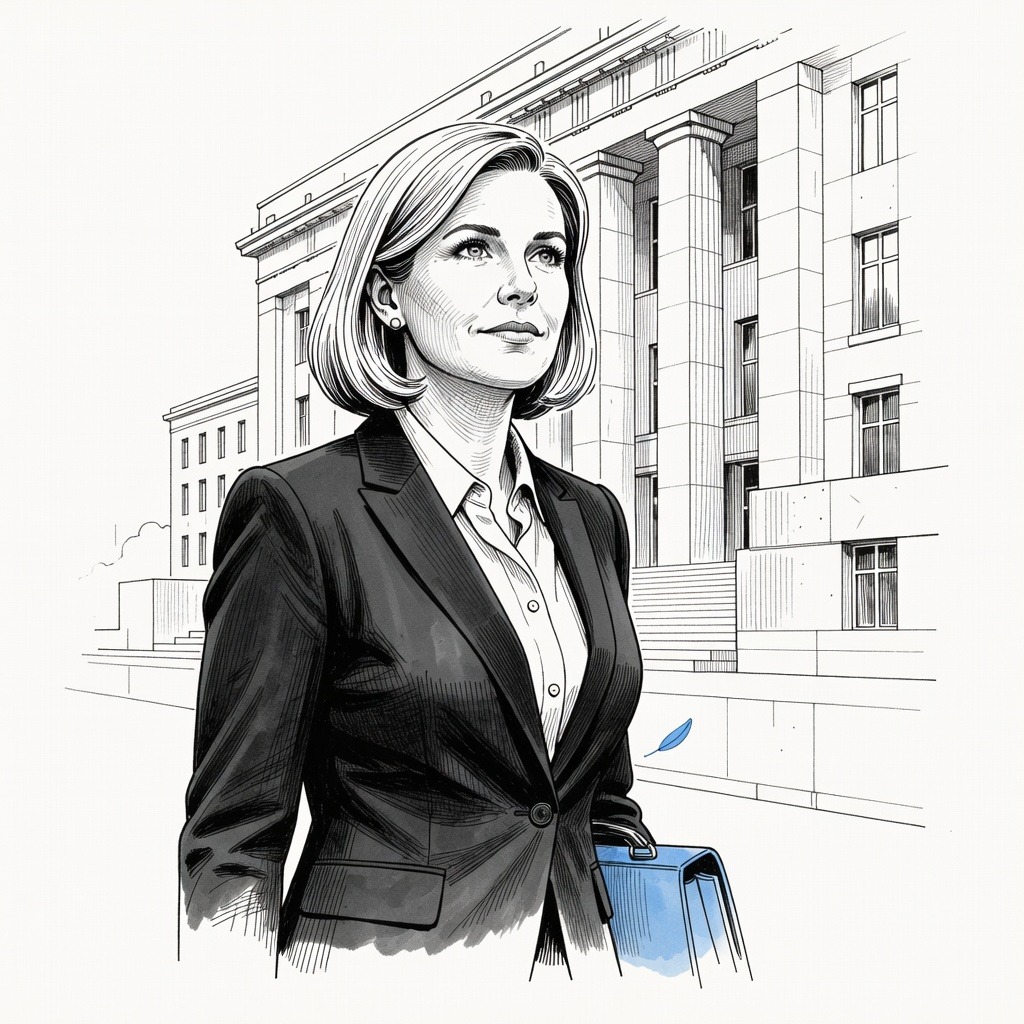 Illustration for: Pam Bondi Removed as U.S. Attorney General, Todd Blanche Named Acting Head